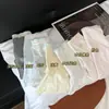 Ropa Interior Femenina Suave de Algodón Puro con Tiro Medio, Entrepierna Extendida, Tallas Grandes, Estilo Dulce Dopamina, Nueva Sensación de Alta Gama, Calzones Tipo Triángulo 100% Algodón