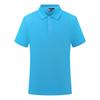 Roupas de trabalho para empresas camisa polo de manga curta logo impresso personalizado roupas de trabalho masculinas uniforme para equipe de catering camisa publicitária para reunião anual camiseta