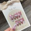 801 -- 900 colección de uñas postizas hechas a mano para usar manicura uñas postizas producto terminado Nuevo Largo Corto mayoreo