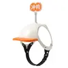 Casco para perro con agujeros para las orejas para paseos al aire libre en coche, sombrero a prueba de viento para mascotas, accesorio de motocicleta para perros, transfronterizo de Amazon
