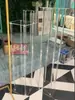 Nuevo Marco Cuadrado de Acrílico Transparente Ventana de Guía Vial Accesorios Decorativos Muebles de Boda