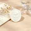 Adesivos de Selo de Cera de Rosa 3D para Selar Envelopes, Envelopes de Convite, Adesivos de Selo de Cera para Casamento