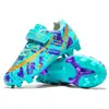 Zapatos de fútbol para niños transfronterizos, zapatos de entrenamiento deportivo para exteriores, zapatos de fútbol para hombres para estudiantes de primaria y secundaria, zapatos de tacos para mujeres al por mayor