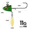 Taiyu Kit com 6 Anzóis com Cabeça de Chumbo Isca de Pesca com Cauda em T Envolvida em Chumbo Iscas Artificiais Macias Isca Luminosa para Pesca em Mar Fabricante Atacado