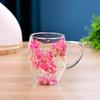 Producto Nuevo Creativo Transfronterizo, Taza de Doble Capa Resistente a Altas Temperaturas, Vaso de Vidrio Doméstico para Agua, Taza de Café, el Tesoro de la Tienda, Vidrio de Borosilicato Alto