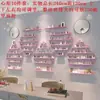 Estante de Almacenamiento para Arte de Uñas de Barbería Estante Decorativo de Pared para Esmaltes de Uñas Fondo Zen Estante Decorativo para Sala de Estar