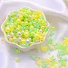 3-8mm ABS Furo Reto Pérolas de Imitação Redondas Contas Artesanais DIY Pulseira Colar Materiais para Miçangas Acessórios de Vestuário