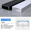 Luz Lineal Luz Lineal Empotrada Luz Lineal Sin Bordes Luz Lineal de Aleación de Aluminio Luz Lineal Ranura de Aluminio Perfil de Ranura Personalización