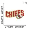 Los parches de lentejuelas con temática de equipo de la Liga de Fútbol Americano NFL son adecuados para la decoración DIY de ropa y bolsos.