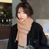 Cachecol Feminino de Inverno Versátil Mantém o Calor Para Casal Proteção de Pescoço de Estudante Lã Tricotada de Caxemira Cachecol de Menina Toque Sofisticado Pescoço Masculino