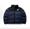 Jaqueta Puffer Original North Face Versão EUA 1996 com Enchimento de Penas TNF700 Unissex Acolchoada Quente Casaco de Penas de Pato Branco