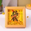 Adorno de Marco de Fotos del Dios de la Buena Suerte y la Riqueza para Recepción, Mostrador de Caja, Decoración de Entrada, Decoración de Atmósfera para Escritorio de Trabajo
