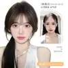 Flequillo de Aire 3D Postizo Celebridad de Internet Flequillo Francés Parche Natural Invisible Sin Costuras Topper para el Cabello para Mujeres para Cubrir Cabello Blanco