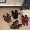 Zapatos planos bajos de punta estilo Chanel para mujer, nuevos 2026, elegantes y versátiles, zapatos de boda franceses