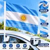 Bandeiras de Carro do Mundo Inteiro, Bandeiras de Janela de Carro da Copa do Mundo, Capas de Carro com Bandeira Americana, Mexicana, Canadense