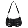 Bolso cruzado de un solo hombro para mujer, de alta gama, de gran capacidad, para el trabajo, tipo axila para mujer, bolso cruzado retro europeo y americano nuevo, transfronterizo para mujer