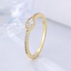 Anel Zircônia Marquise Prata de Lei S925 Estilo Japonês Luxo Acessível para Mulheres Simples e Exquisito Anel de Falange Diamante Joias de Mão Atacado