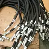 Montagem de Mangueira de Alta Pressão em Aço Inoxidável, Tubo de Óleo para Escavadeira de Máquinas de Engenharia, Tubo de Óleo Hidráulico para Suporte de Mina de Carvão