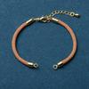 Pulsera hecha a mano joyería cuerda 3mm nailon para hombre y mujer cuerda roja semiacabada cuerda de mano se puede combinar libremente con colgante