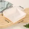 Caja de embalaje para sándwich yema de huevo crujiente nieve Meiniang caja de cartón para embalaje carne deshebrada concha pequeña tiramisú pastel caja para hornear