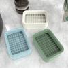 Jabonera de Drenaje de Doble Capa para Baño, Jabonera de Plástico Compacta, Portátil al por Mayor