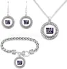 Conjunto Mais Quente da Amazon de Pulseira, Colar e Brincos de Futebol NFL