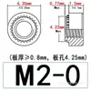 Fabricante porcas de travamento serrilhadas de aço carbono/aço inoxidável S/CLS-M2M3M4M5M6M8, porcas de pressão galvanizadas de ferro