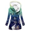 Venta caliente transfronteriza 2023 nuevo abrigo de trench para mujer invierno engrosado estilo europeo y americano abrigo con capucha navideño al por mayor