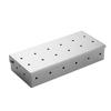 Caja ahumadora de acero inoxidable, caja de ahumado abierta y cerrada, accesorios para barbacoa, astillas de madera, carbón, parrilla de gas, ahumador de barbacoa