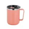 Taza de Acero Inoxidable 304, Taza de Té Aislada, Taza de Café con Tapa, Taza de Agua Insulada para Chicas, Taza de Pareja, Taza Portátil para Té