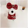 [Solo Ropa] Ropa para Cachorros West Highland Accesorios Lindos Suéter Sombrero Set de Abrigo