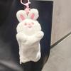 Bolsa de Monedas Original Extraíble de Animalito Travieso Llavero de Peluche Colgante Linda Bolsa para Tarjeta de Transporte Tarjeta de Estudiante