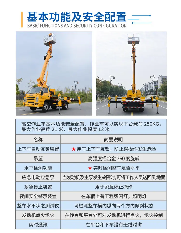 江铃蓝牌折叠臂27米高空作业车厂家直供