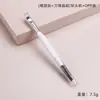 Cepillo para Cejas de Doble Punta con Cubierta, Cepillo Plano Biselado de Cerdas Suaves, Pestañas Postizas Injertadas, Peinado de Cejas, Cepillo Espiral en Forma de Torre