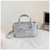 Shuai Mijia 2026 Verano Nuevo Bolso de Mujer de Lunares con Lazo Bolso de Hombro de Nicho Moda Coreana Bolso de Mano para el Trabajo