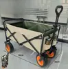 Carro Plegable para Camping al Aire Libre, Carrito Utilitario Plegable de Plegado Plano para Camping, Picnic, Playa, Jardín, Transporte
