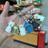 Chaveiro de Gatinho Fofo Gato Tricolor Boneca Pingente para Bolsa de Menina Charme de Gato Presente para Melhor Amiga