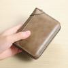 Bolsa de cartão de alta qualidade, moda, estampa retrô, multi-cartões, grande capacidade, porta-moedas, cartão de identificação, bolsa de cartão curta com zíper, atacado