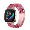 Para Fitbit versa3/sense reloj inteligente universal correa de reloj de resina metal acero de tres bolas correa de reloj