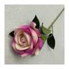 Rosa de franela individual Mei Chen, decoración para el hogar, hotel, boda, simulación de flor, flor falsa suave, arreglo floral individual europeo