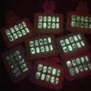 Nuevas pegatinas luminosas creativas para uñas, lindo diseño de dibujos animados, arte de uñas para niños, corazón de niña, regalos para niños, premios, venta al por mayor