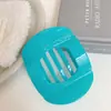 Presilha de Cabelo Fresca de Gelatina Verde Grande para Mulheres, Presilha Tubarão de Alta Qualidade para a Parte de Trás da Cabeça, Grampo de Cabelo, Presilha de Cabelo, Acessório de Cabelo