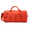 Bolsa de yoga estilo LULU com separação para itens secos e molhados, bolsa feminina para natação e fitness, bolsa de armazenamento para bagagem, bolsa de viagem de grande capacidade