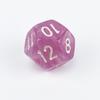 Tutorial de Mesa para Jogo de RPG com Dados de Acrílico: Jogo de Tabuleiro d12, Dados Transparentes de 12 Lados COC com Textura de Pérola (Cooperação transfronteiriça)