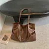Bolsa Tote Maillard para Commuter Feminina, Nova Coleção Outono 2026, Bolsa de Ombro Retrô e Versátil, Bolsa Saco de Grande Capacidade