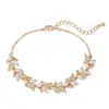 Pulsera de Baile del Viento Ola de Trigo para Mujer, Pulsera de Espiga de Trigo de Lujo Ligero de Nicho, Regalo para Novia, Accesorios de Joyería para Manos para Viajes Diarios y Citas