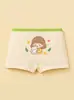 Calzoncillos tipo bóxer de algodón para niños de dibujos animados, lunares, conejo, cuatro esquinas, ropa interior para niñas, algodón puro, clase A, calzoncillos tipo bóxer para niñas