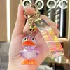 Llavero de Cristal Iridiscente Transparente Acrílico de Dinosaurio Regalo Pequeño Creativo Llavero Lindo para Bolso Coche