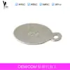 YB fabricante de etiquetas para joias DIY tag personalidade marca padrão LOGO a laser s925 corrente de prata acessórios de cauda