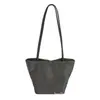 Bolso tipo cubo de nailon de moda nicho estilo coreano para mujer, nuevo modelo 2026, simple y ligero, color macarrón, bolso de un solo hombro para llevar debajo del brazo